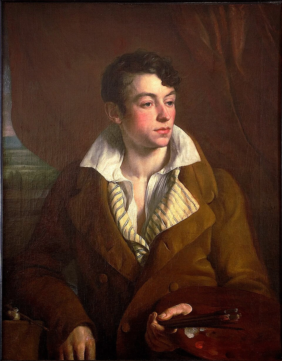 Pierre Van Hanselaere - Ritratto del pittore Antonie Sminck Pitloo